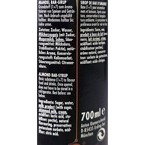 BARSIRUP Mandel 0,7L – Bild 3