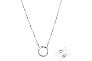 HONGEELY Glasses Holder Chain Loop Eyeglasses Necklace Ring for Women Reading Glasses Sunglasses Necklace for Men