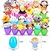 24 Pieces Finger Puppets Filled Easter Eggs - Filled Easter Eggs with Toys- Prefilled Easter Eggs
