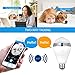 LUWATT Panoramic Light Bulb Camera 360 Degree Smart WiFi, 1080P HD Security Surveillance Camera with IR Motion Detection, Night Vision, Two-Way Communication for Home Baby Pets, Support 128G SD Card