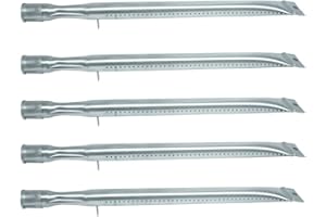 Dongftai SA241A (5-Pack) 16.5 inch Stainless Steel Burner Replecement for Charmglow 810-2320 Grill Pro 226454 226464 236454 236464 Master Forge GGP-2501 Brinkmann 810-2320 Broil-Mate 726454 726464