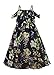 JerrisApparel Girls' Summer Spaghetti Strap Off Shoulder Flowers Boho Maxi Dress