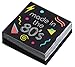 Juvale Made in the 80's Paper Napkins for Birthday Parties (5 x 5 in, Black, 50 Pack) - 80s Centerpiece Decorations - Disposable Party Decor Napkins