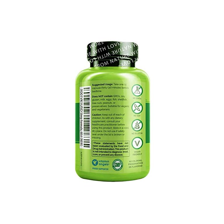 NATURELO Sleep Aid with Melatonin, Magnesium, GABA NATURELO Sleep Aid with Melatonin, Magnesium, GABA