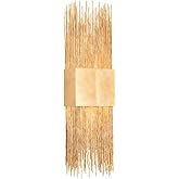 Sabine - 2 Light Wall Sconce in Luxury Style-28 Inches Tall and 7 Inches Wide-Vintage Gold Finish