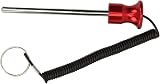 BROLEO Weight Machine Pin 8x125mm Iron Aluminum Red Easy Lock Pull Rope for Gym view 8