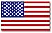 Magnet Me Up American Flag Magnet Decal, 5x8 inches, Red, White, and Blue, Heavy Duty Automotive Magnet for Cars, Trucks, SUV, Lockers, or Any Other Magnetic Surface