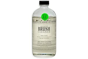 Chelsea Classical Studio Lavender Essence Brush Cleaner For Making Paintbrush Hair Subtle Maintaining Maximum Working Quality - [16 oz. Bottle]