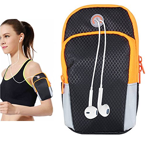 Phone Arm Band Black iPhone Arm Case iPhone Pouch, Workout Armband Gym Phone Holder for Arm Bag for Running Armband iPhone 6/X/8 Plus/iPhone 6S Running Band/iPhone 7 Plus Armband/Samsung Galaxy S9/S8