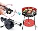 Amicc Outdoor Fan Air Blower Barbecue Fire Bellows Hand Crank Tool Stove Accessories