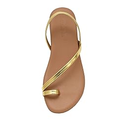 CUSHIONAIRE Women's Catalina toe ring Sandal with