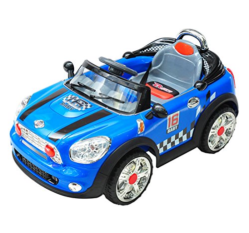 HOMCOM Quad Électrique Enfant 6V - Marche Avant/Arrière, 2.5 Km/h - Rouge - 18-36 Mois