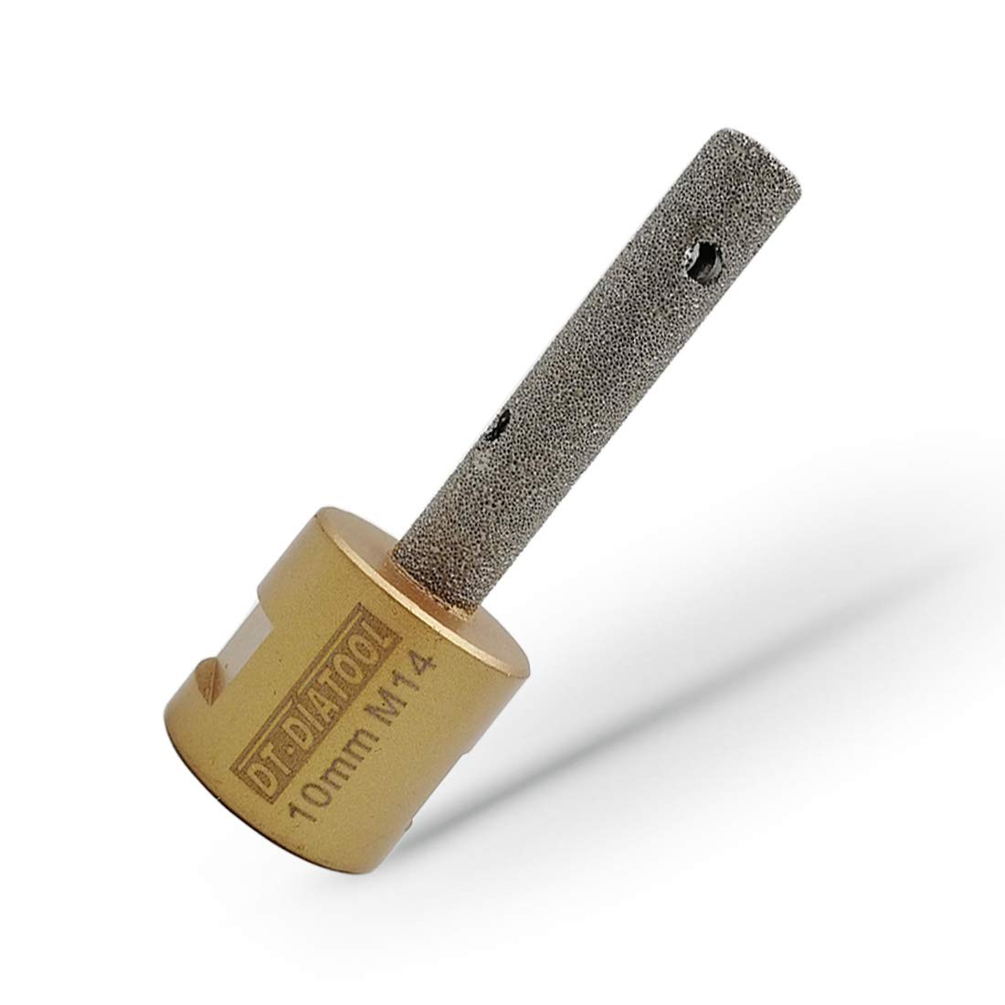 DT-DIATOOL Diamond Finger Bit 10mm Vacuum Brazed Milling Bit for Enlarging Holes in Tile Porcelain Marble Ceramic Granite