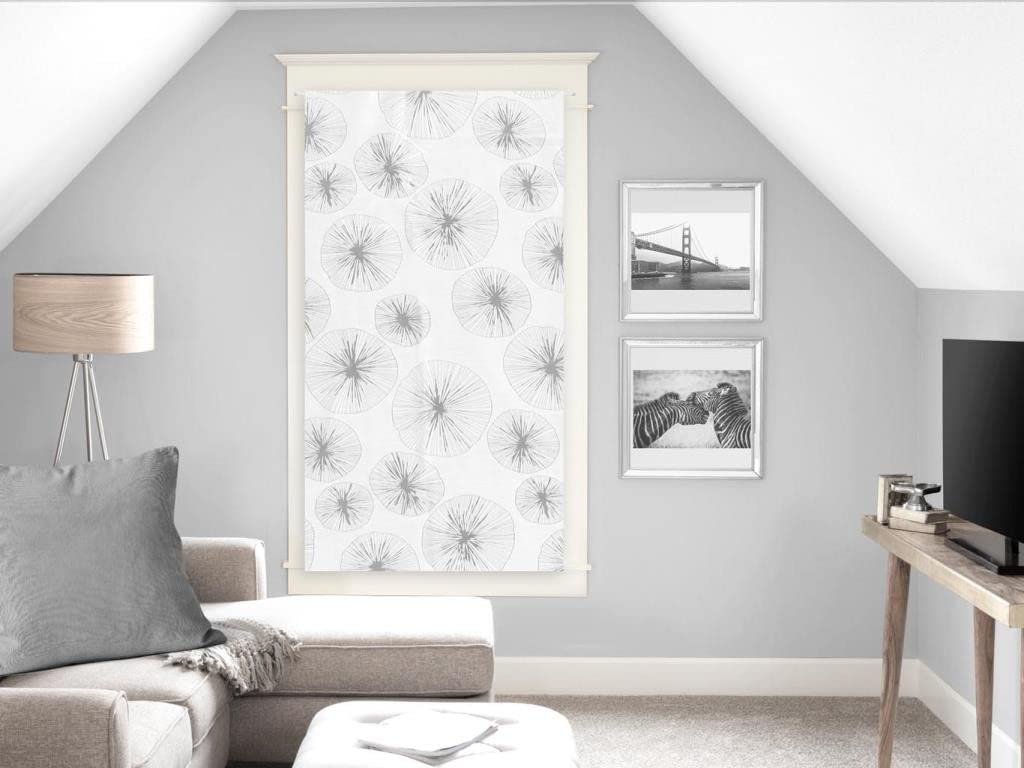 Soleil d'ocre Lionel Broken Vize, Sail, Polyester, White, 60 x 160 cm