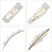 10 Pcs Hair Clips Pearl Hair Barrettes Fashion Geometric Acrylic Resin Alligator Hair Clips Hair Pins for Women Ladies Hair Accessories