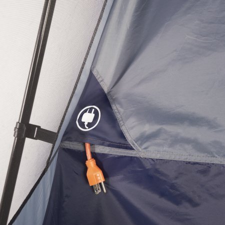 OZARK TRAIL 12-PERSON CABIN TENT WITH SCREEN PORCH,Sewn-in Room Divider,E-port,Organization and Media Pockets,Provides Plenty of Room for Large Family or Group Camp Outing