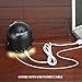 GOgroove Mini Cute Animal Battery Powered Portable Wired Speaker (Penguin) with LED Night Light Speaker for Kids - Passive Subwoofer, Built-in 3.5mm AUX Cable - Plug into Tablets, Phones, more