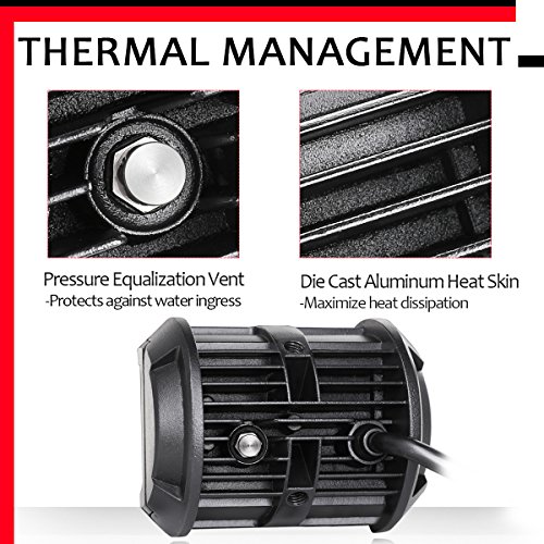 image for Side Shooter LED Lights Swatow Industries 2PCS 4 Inch LED Pods Triple 