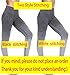 RUNNING GIRL Ombre Yoga Pants Ultrasoft Performance Active Stretch High Waisted Running Leggings (S/M, Grey)