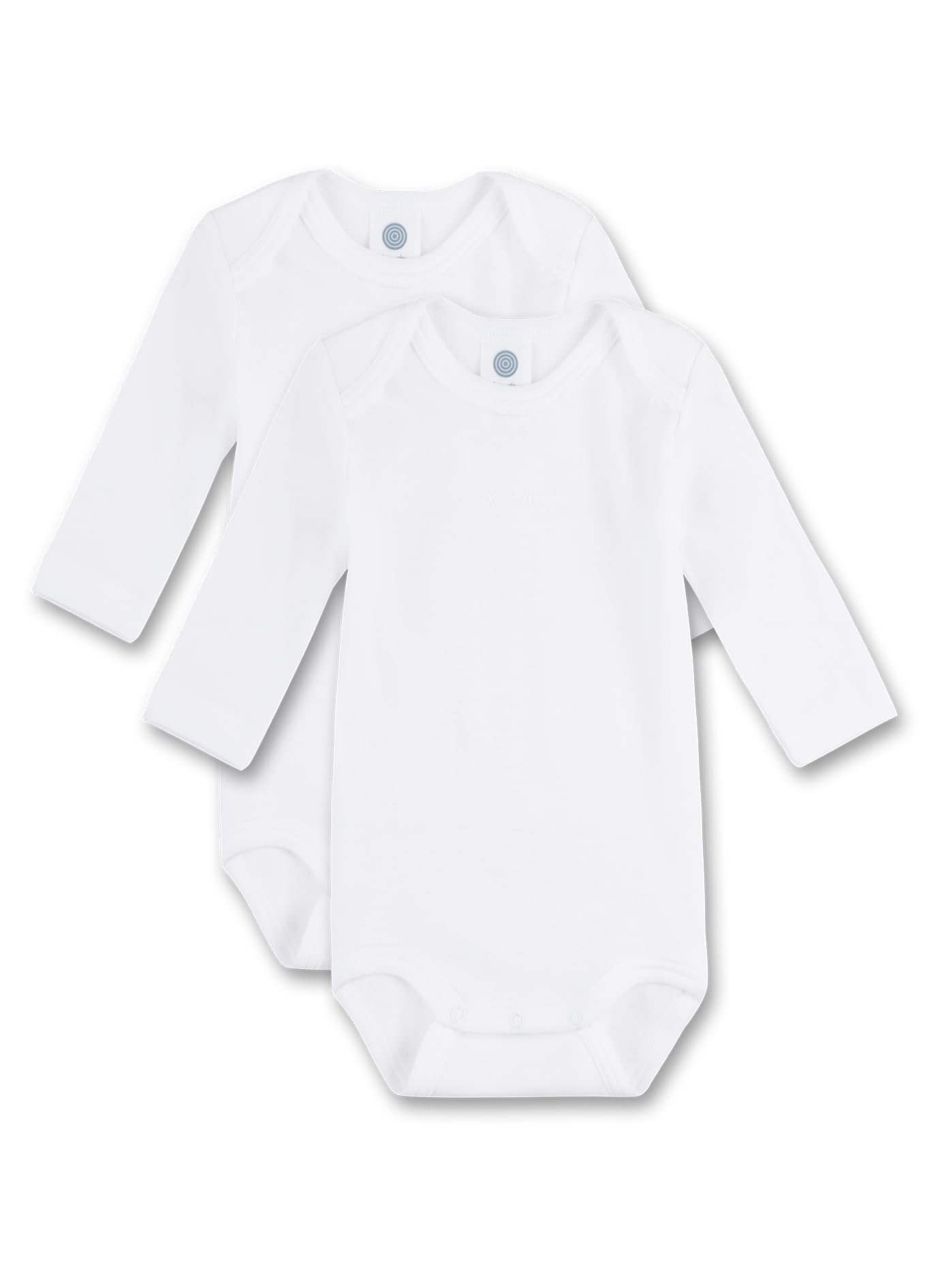 Sanetta 321861 Bodysuit, White (White 10), 0-3 Months (Size: 50)