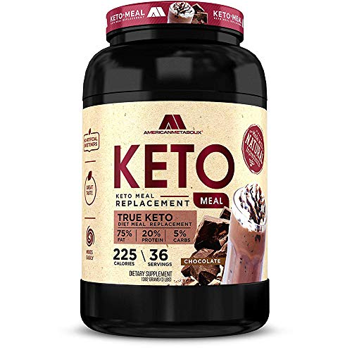 Keto Meal Replacement with BHB, 210 Calories, (Chocolate Malt, 36 Servings)