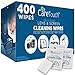 Care Touch Lens Cleaning Wipes, Pre Moistened Cleansing Cloths Great for Eyeglasses, Tablets, Camera Lenses, Screens, Keyboards and Other Delicate Surfaces (400 Lens Wipes) primary