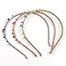 KLOUD City® Fashion Multiclolor Handcraft Crystal Rhinestones Women Hairband Hair Accessories Hair Band Headband (Set5)
