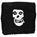 Cool-Patches Misfits Crimson Ghost Skull Band Logo Wristband Sweatband Horror Punk Music