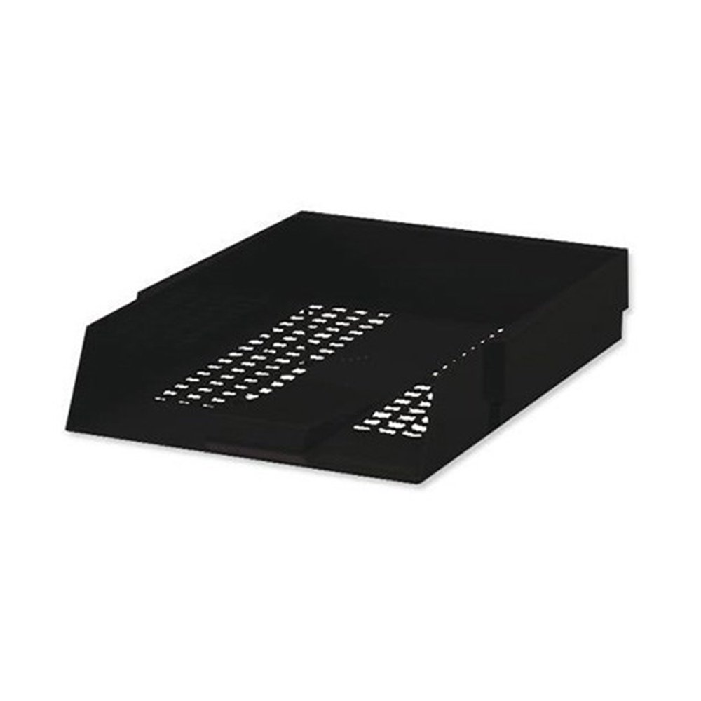 5 Star Black A4 Plastic Letter File Trays, (1 Tray)