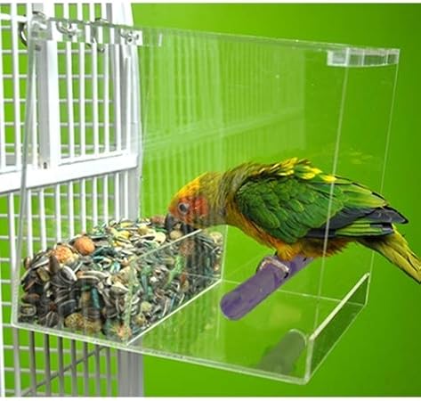 bird cage feeder no mess