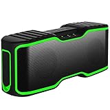 URPOWER IPX7 Waterproof Bluetooth Speakers, Portable Wireless Bluetooth Speakers Sport Outdoor Speakers with 10W Enhanced Bass, NFC Tech for iPhone, iPad, Samsung, Nexus, HTC and More