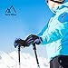 Terra Hiker Men’s Waterproof Gloves, Women’s Winter Warm Ski Gloves 3M Thinsulate Snowmobile Cold Weather Gloves for Adults