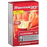 ThermaCare (2 Heatwraps, L-XL Size) Lower Back & Hip Pain Therapy Heatwraps