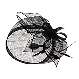 Valdler Women Cambric Mesh Retro Fascinators Suitable for All Hair Style