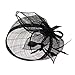 Valdler Women Cambric Mesh Retro Fascinators Suitable for All Hair Style