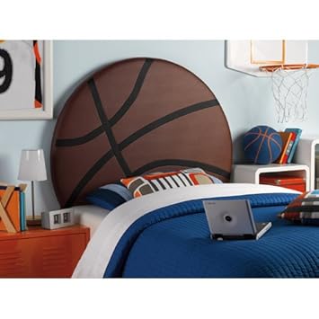 Amazon.com: Powell Furniture Upholstered Basketball Headboard 