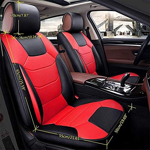 INOBXR Car Seat Protector with Thickest Padding Comfort Memory Foam, Universal Anti-Slip Driver Seat Cover with Backrest Premium Covers for Women, Men, Girls, Boys