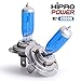 Hipro Power H7 White 55 Watt Xenon HID Headlight Bulbs - Low Beam or High Beam