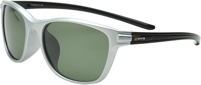 Amazon Co Jp スキンズ サングラス アジアンフィット Sks 6 パールシルバー ブラック 日本 Free Free サイズ 服 ファッション小物