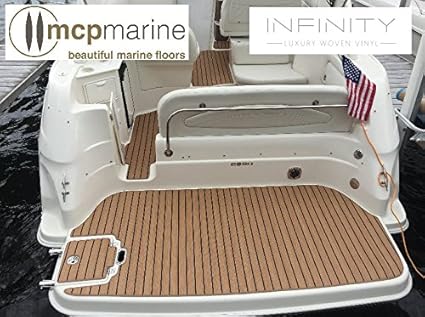 Infinity Luxury Woven Vinyl Marine Carpet Bathing Platform