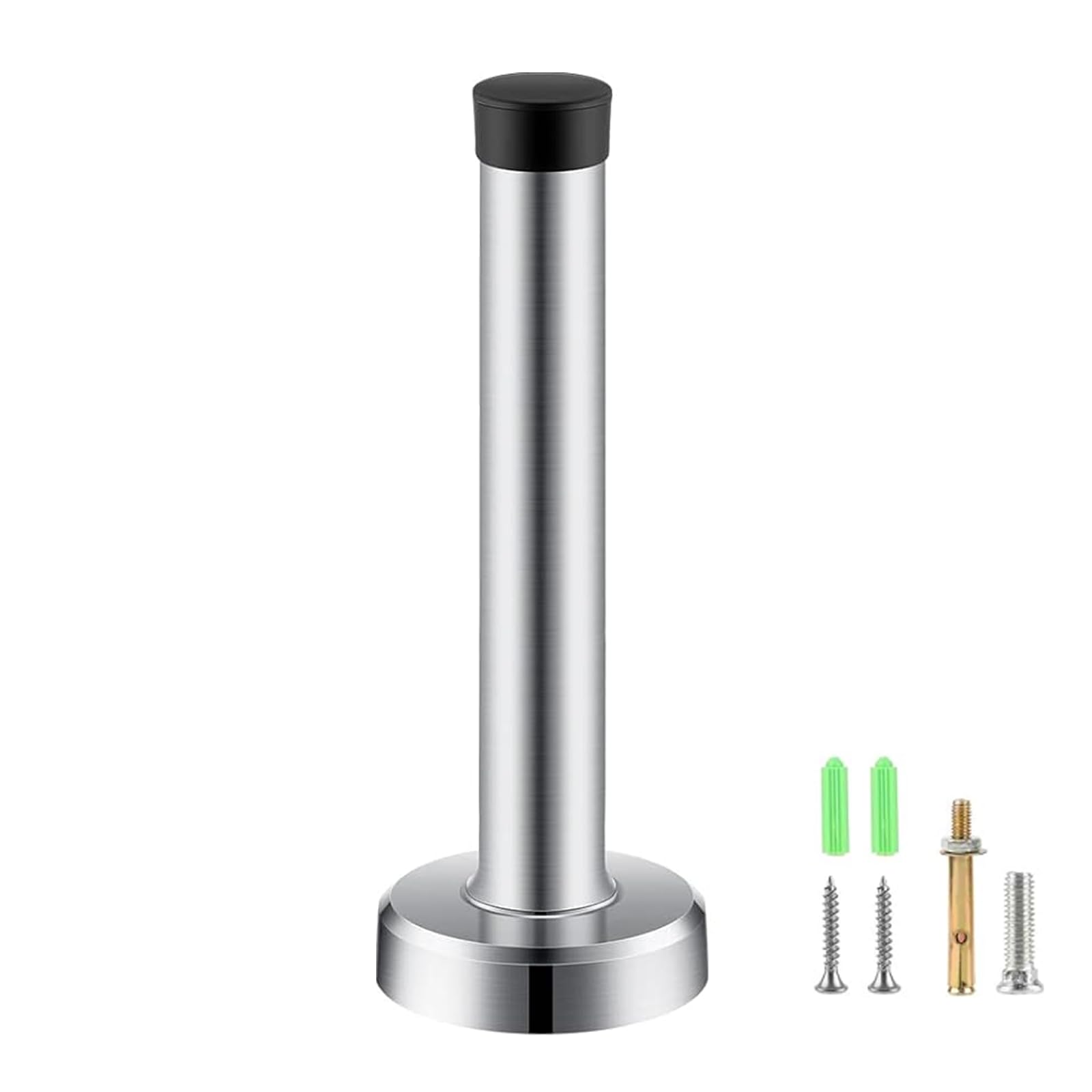 Kujinova Door Stop, 5 Inch Door Stoppers, Door Stoppers for Skirtings, Stainless Steel Wall Mounted Door Stop, Door Stoppers for Skirtings Modern, for Home, Office, Indoors