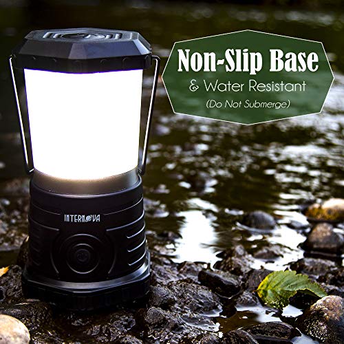 Internova ® 1500 Lumen LED Camping Lantern, Longest Lasting Battery