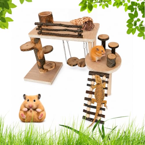 VolksRose Wooden Hamster Playground