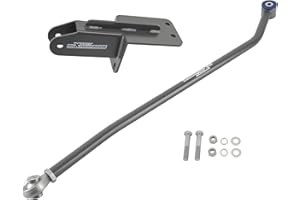 maXpeedingrods 4-6.5" Lift Front Track Bar for Jeep Cherokee XJ 1984-2001, Adjustable Panhard Rod w/Relocater Bracket, Silver