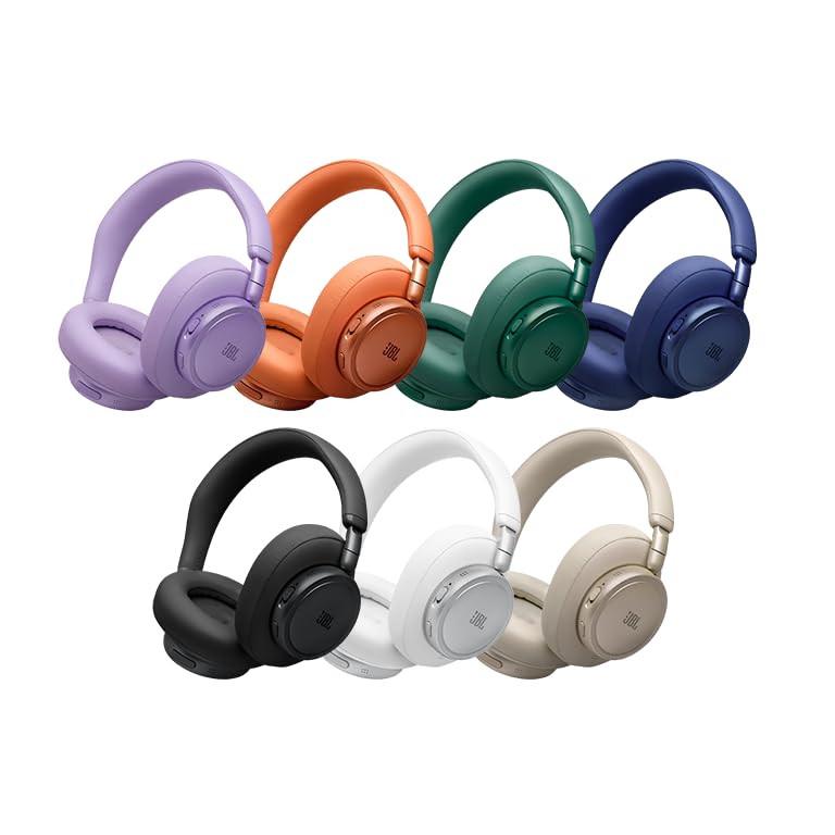 JBL Live 780NC Kabellose Over‑Ear‑Kopfhörer mit Adaptivem Noise Cancelling, Spatial Sound, Sprachsteuerung und JBL Pure Bass, Grün 5