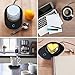 Mug Warmer Coffee Warmer with Automatic Shut Off to Keep Temperature Up to 131℉/ 55℃ Safely Use for Office/Home to Warm Coffee Tea Milk Candle Heating Wax (Black)