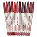 Vi.yo 12 Pieces lip Liner Pencil Waterproof Beauty Durable Long-lasting Lip Gloss Make-up Tools
