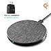 7.5W Fast Wireless Charger for iPhone Xs/Xs Max/Xr/X/8/8plus, Wefunix 10W Fast Wireless Charging Pad for Samsung Note9/8/5 S9/S9Plus S8/S8Plus S7/S7Edge S6EdgePlus with QC3.0 AC Adapter Included