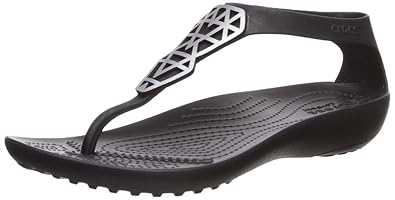 crocs Damen Serena Embellish Flip W Dusch- & Badeschuhe