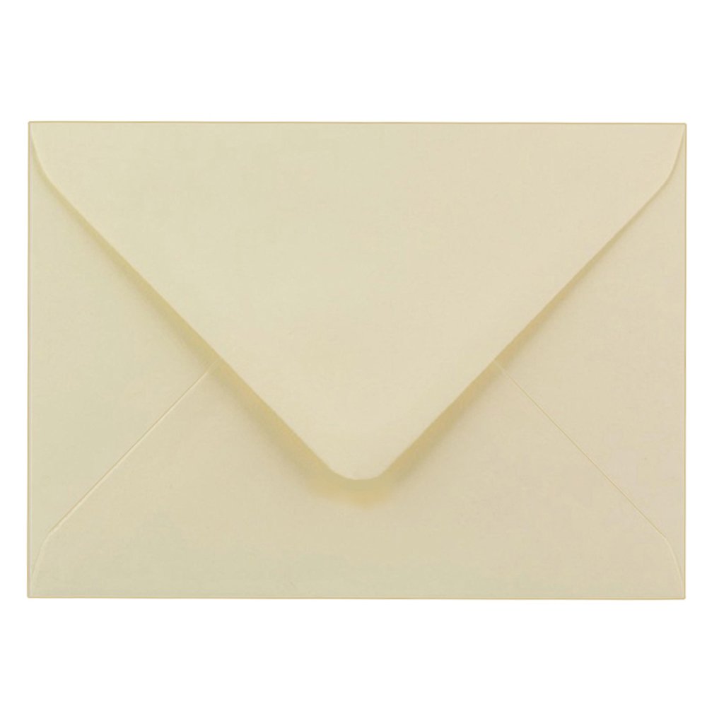 100 Ivory - Light Cream Envelopes - Size C7 83mm x 112mm